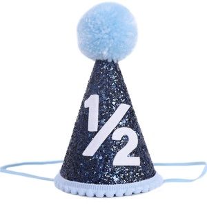 1/2 birthday hat for baby